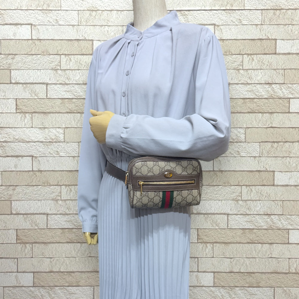 GUCCI グッチ オフィディア ウエストバッグ GGスプリームキャンバス