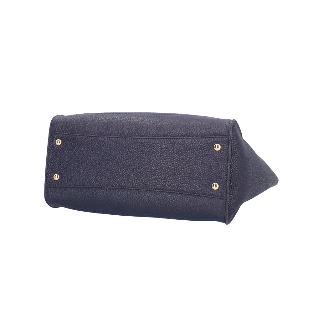 【美品】Salvatore Ferragamo ネイビー ハンドバッグ Salvatore Ferragamo（ハンドバッグ ・ ブルー・ネイビー/青色系