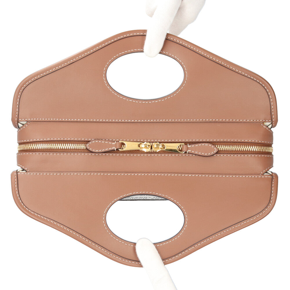 BURBERRY バーバリー ロゴポケット ショルダーバッグ キャンバス