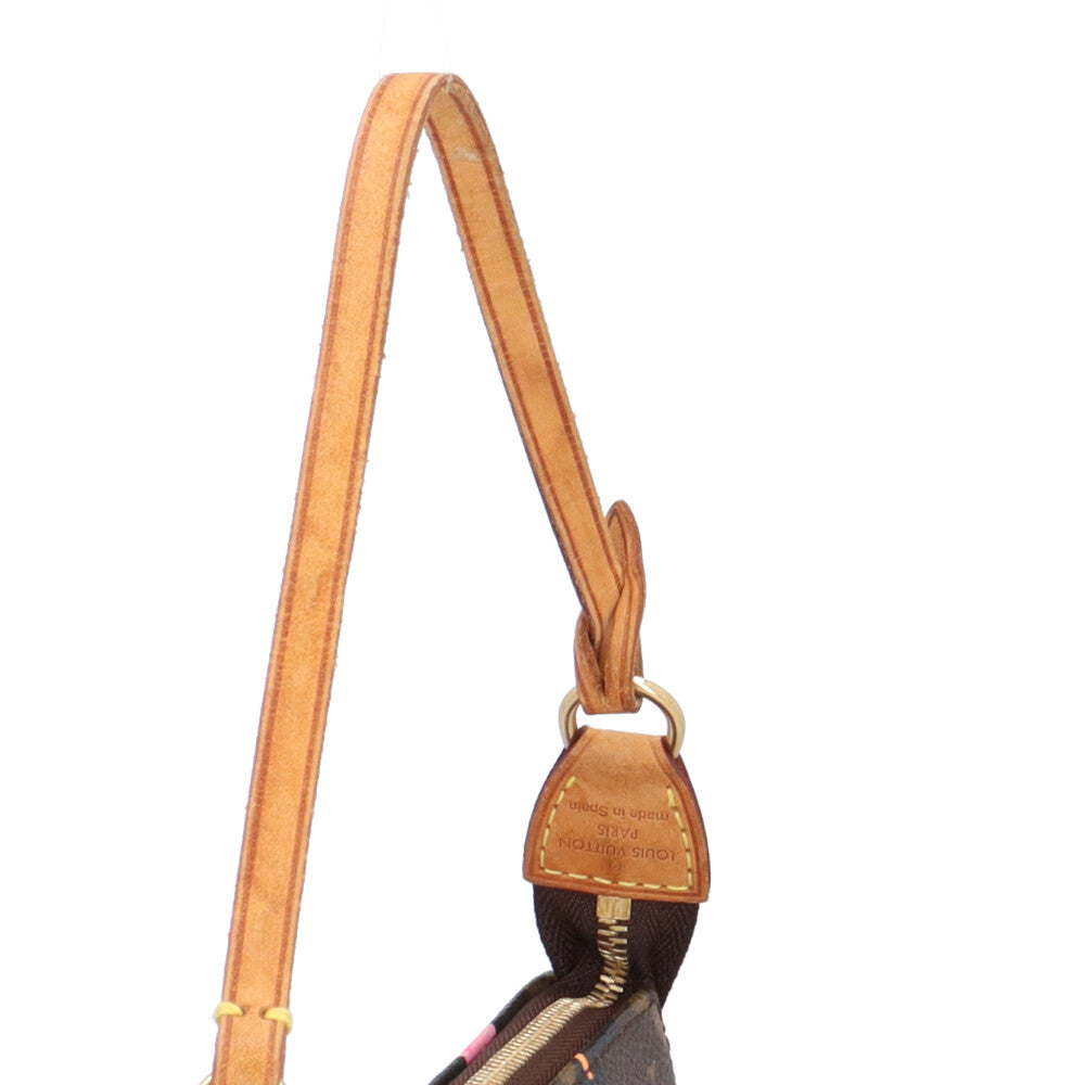 未使用！ルイヴィトン モノグラム ポシェット アクセソワール ローズ LOUIS VUITTON ルイヴィトン ポシェットアクセソワール モノグラム