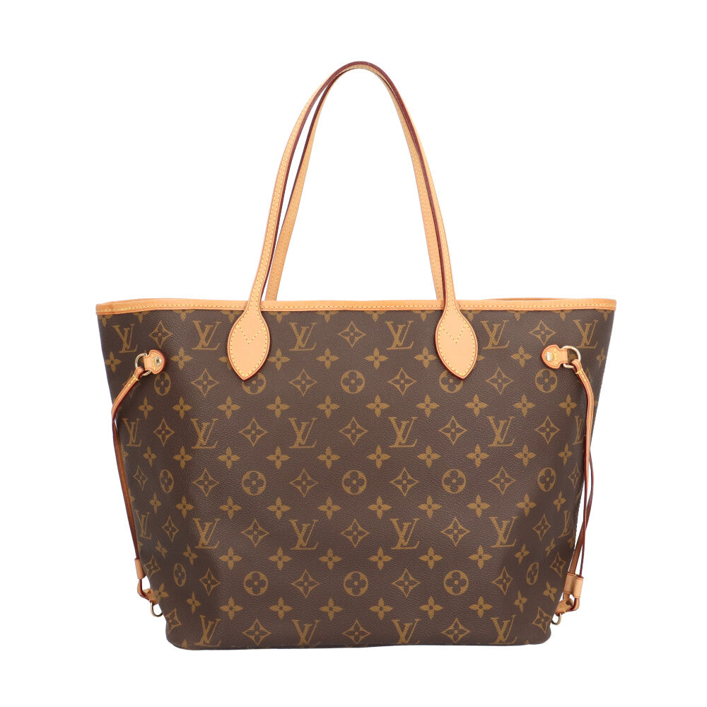 Louis Vuitton ブラウンモノグラムトートバッグ LOUIS VUITTON ルイヴィトン ネヴァーフルMM モノグラム トートバッグ