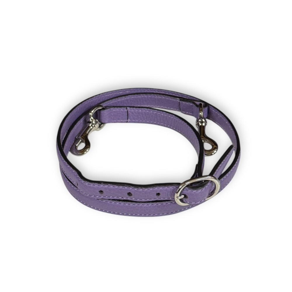 GUCCI グッチ デイリー バンブー ショルダーバッグ レザー パープル