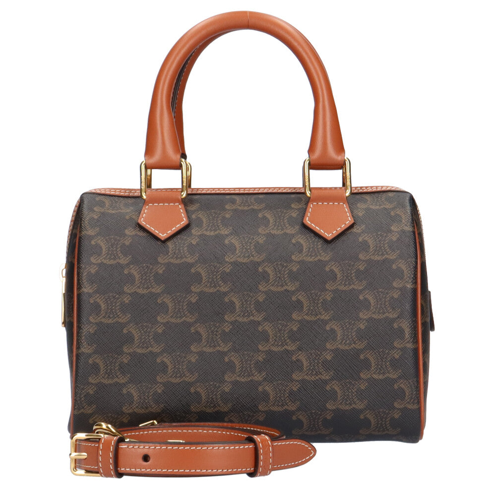 セリーヌ CELINE スモールボストン トリオンフキャンバス ショルダー