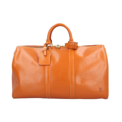 LOUIS VUITTON 付属品付き　キーポル55 エピ　ケニアブラウン LOUIS VUITTON 付属品付き キーポル55 エピ ケニアブラウン