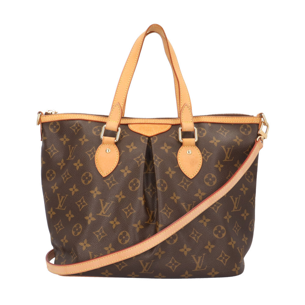 LOUIS VUITTON ルイヴィトン パレルモPM モノグラム ショルダーバッグ モノグラムキャンバス ブラウン レディース 中古 –  【公式】リサイクルキング オンラインショップ