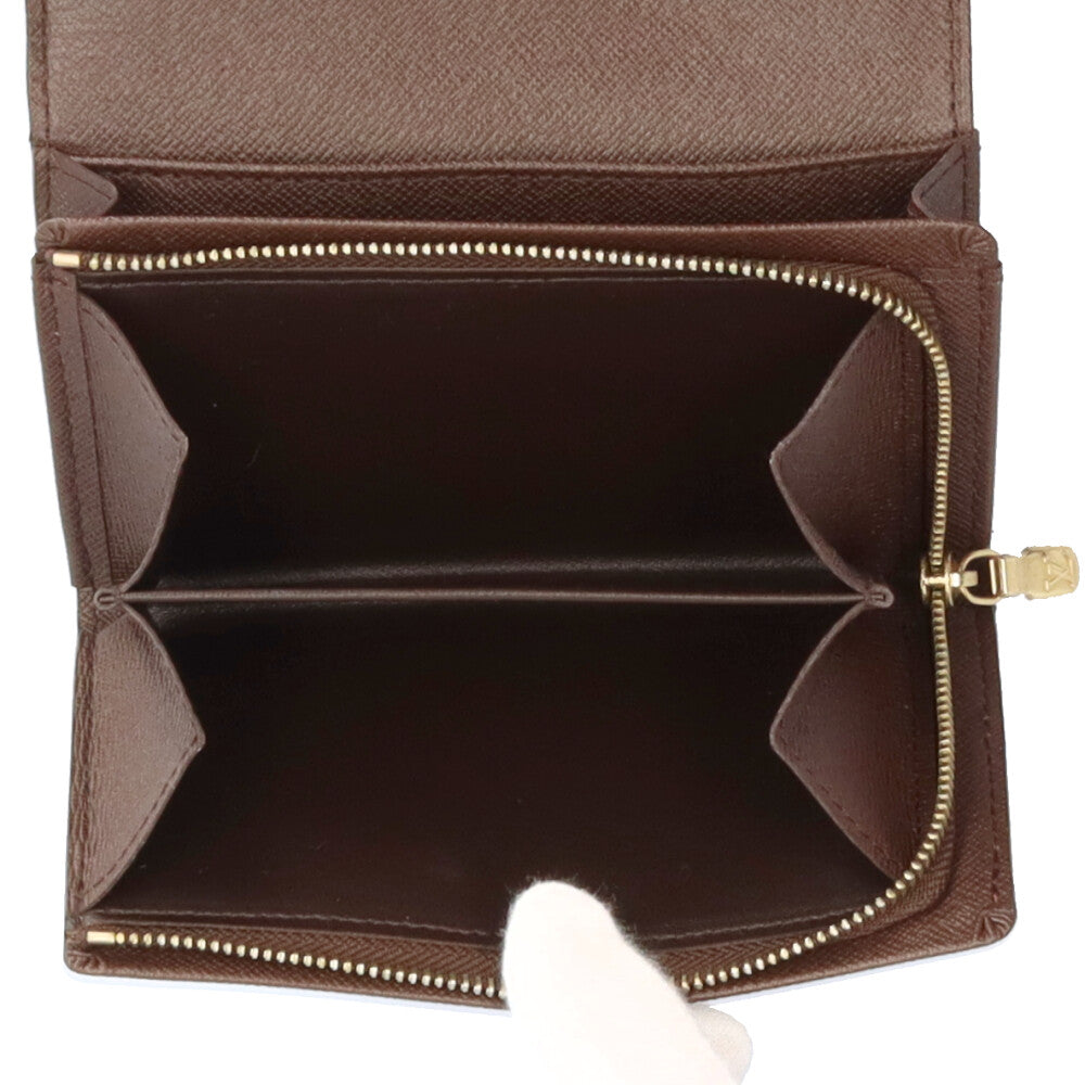 LOUIS VUITTON ルイヴィトン ポルトモネ ビエ トレゾール ダミエ 二