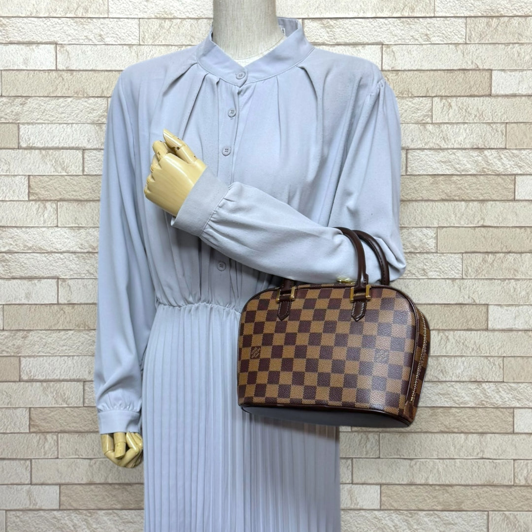 LOUIS VUITTON ルイヴィトン サリア・ミニ ダミエ ハンドバッグ ダミエ