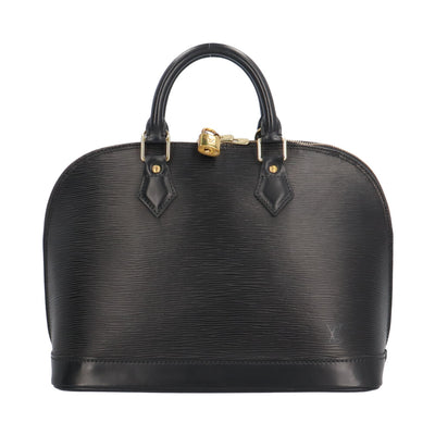 Louis Vuitton エピレザー ブラック ハンドバッグ LOUIS VUITTON ルイヴィトン アルマ エピ ハンドバッグ エピレザー