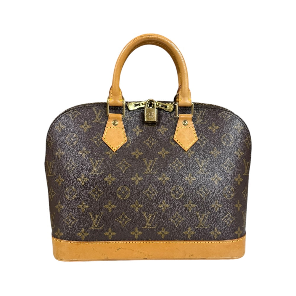 LOUIS VUITTON ルイヴィトン アルマ モノグラム ハンドバッグ モノグラムキャンバス ブラウン レディース 中古