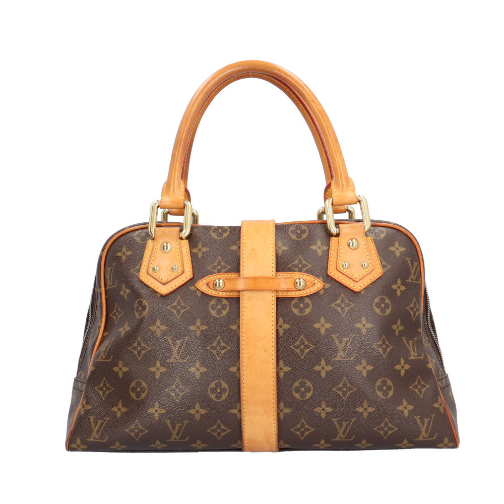 LOUIS VUITTON ルイヴィトン マンハッタンGM モノグラム ハンドバッグ モノグラムキャンバス ブラウン レディース 中古 –  【公式】リサイクルキング オンラインショップ