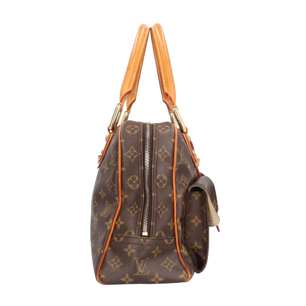 LOUIS VUITTON ルイヴィトン マンハッタンGM モノグラム ハンドバッグ モノグラムキャンバス ブラウン レディース 中古 –  【公式】リサイクルキング オンラインショップ