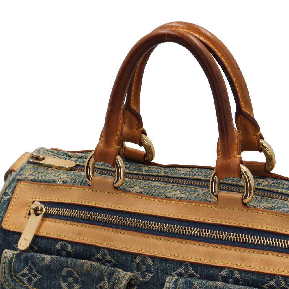 LOUIS VUITTON モノグラムデニム ネオスピーディ ハンドバッグ LOUIS VUITTON ルイヴィトン ネオスピーディ モノグラムデニム
