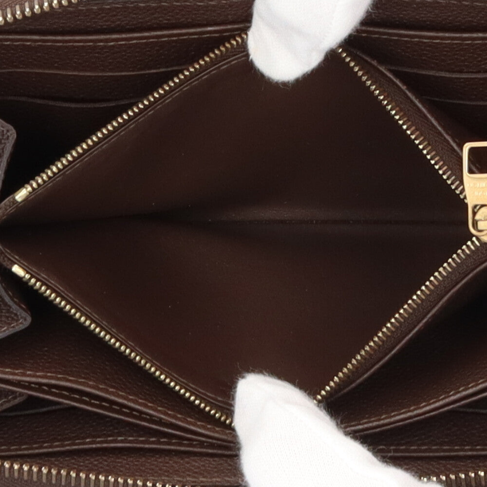 【使用感あり】 Louis Vuitton ルイ・ヴィトン モノグラムアンプラント ジッピーウォレット M60548 ブラウン(Terre) / レザー LOUIS VUITTON - 【使用感あり】 Louis Vuitton ルイ・ヴィトン