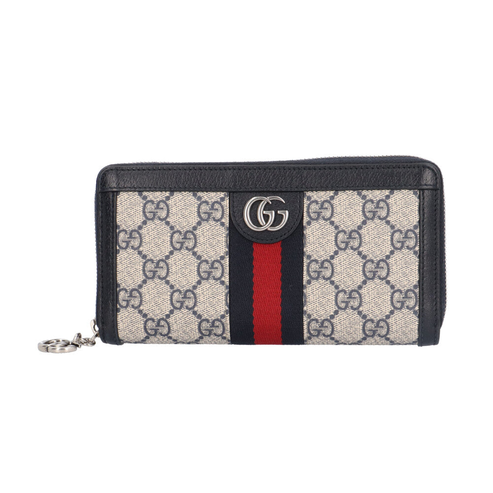 GUCCI グッチ GGジップ アラウンドウォレット オフィディア 長財布 GG