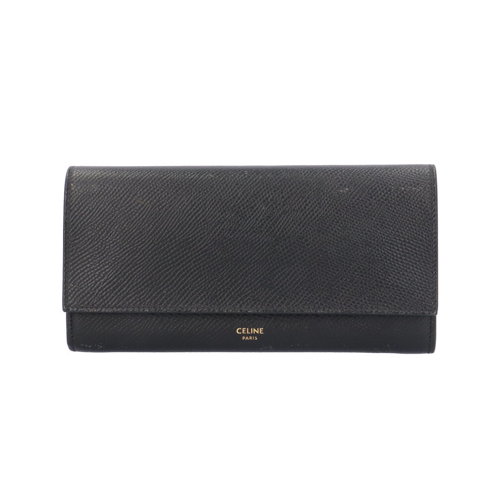CELINE セリーヌ ラージ フラップ 長財布 CELINE セリーヌ ラージ フラップウォレット 長財布 レザー レディース
