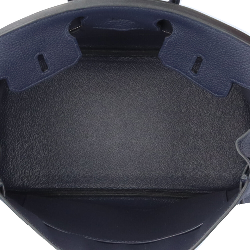 エルメス バーキン25 ハンドバッグ レザー ネイビー レディース HERMES  中古  R&Kリサイクルキング エルメス バーキン25 ハンドバッグ エルメス レザー ネイビー