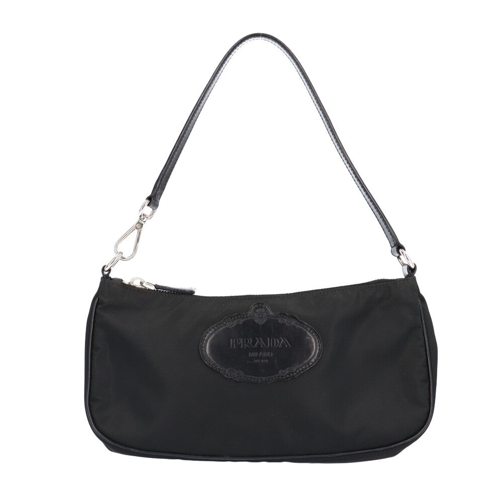 PRADA Prada Shoulder Bag Nylon Black Ladies Used – 【公式 