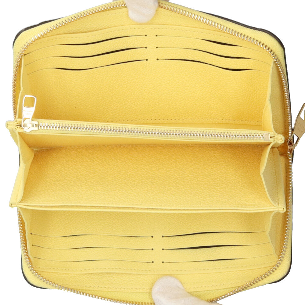 ある@ ルイヴィトン 　アンプラント ジッピーウォレット　凹み有り中古品 LOUIS VUITTON ルイヴィトン ジッピーウォレット モノグラムアン