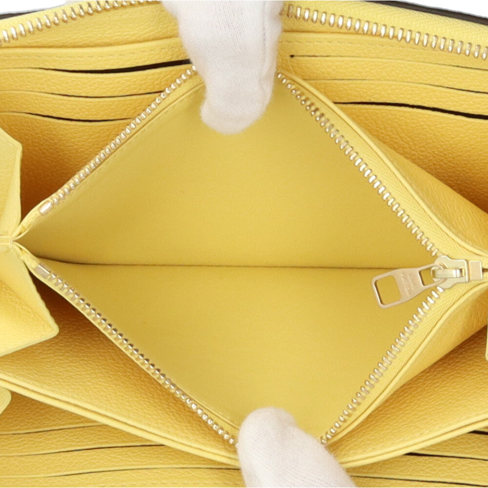 ある@ ルイヴィトン 　アンプラント ジッピーウォレット　凹み有り中古品 LOUIS VUITTON ルイヴィトン ジッピーウォレット モノグラムアン
