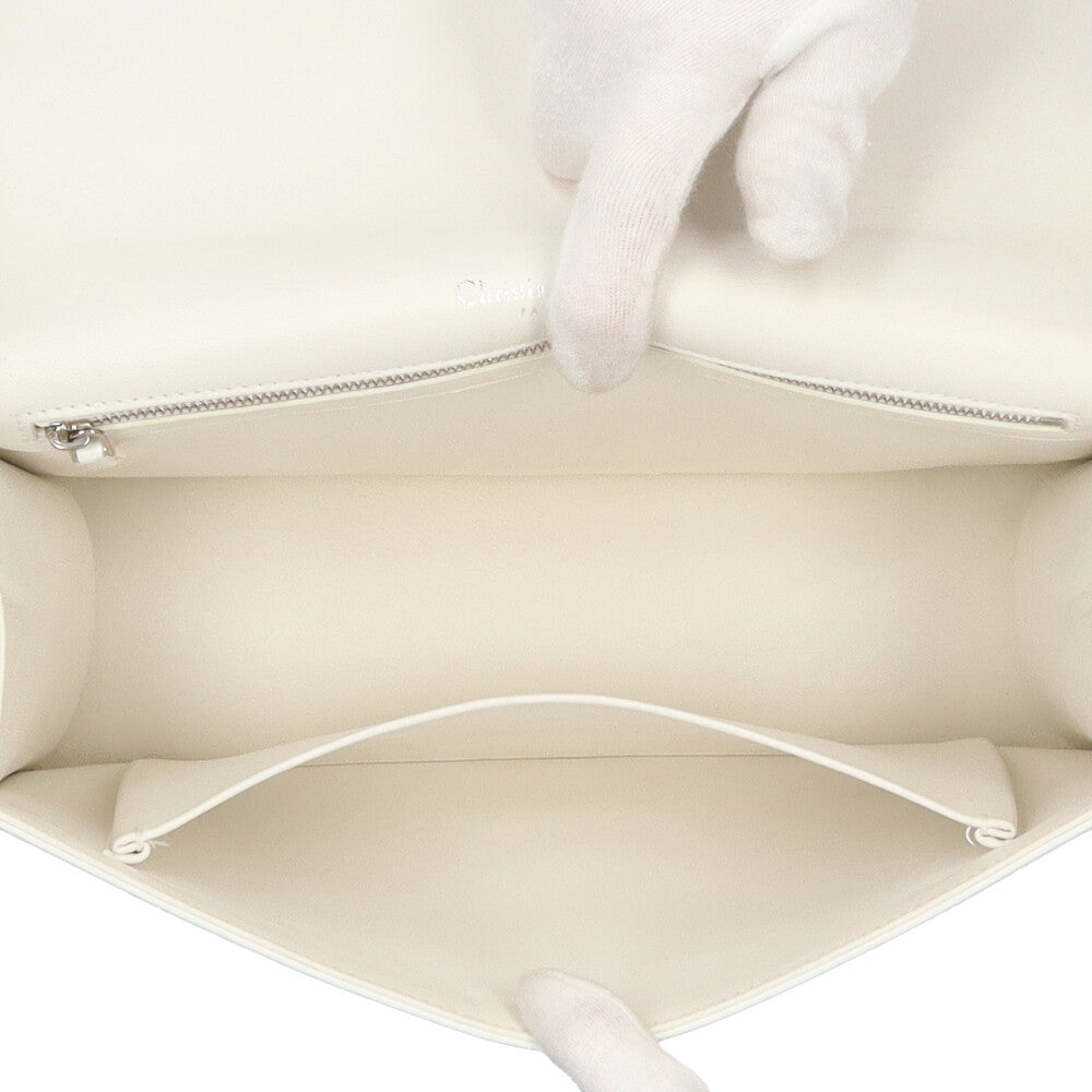 ディオール Dior ディオラマ ショルダーバッグ レザー ホワイト  