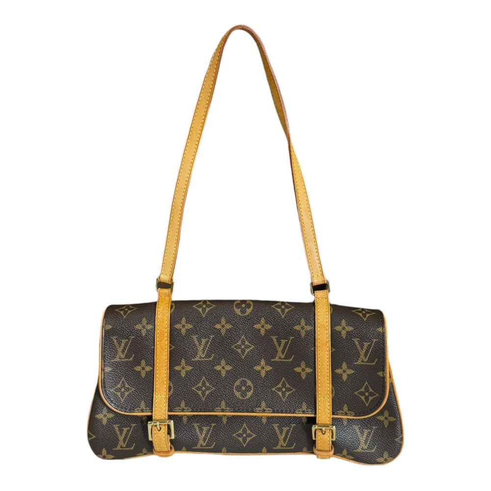 LOUIS VUITTON ルイ・ヴィトン M51252 カルトシエール ショルダーバッグ 斜め掛け ブラウン モノグラムキャンバス メンズ レディース