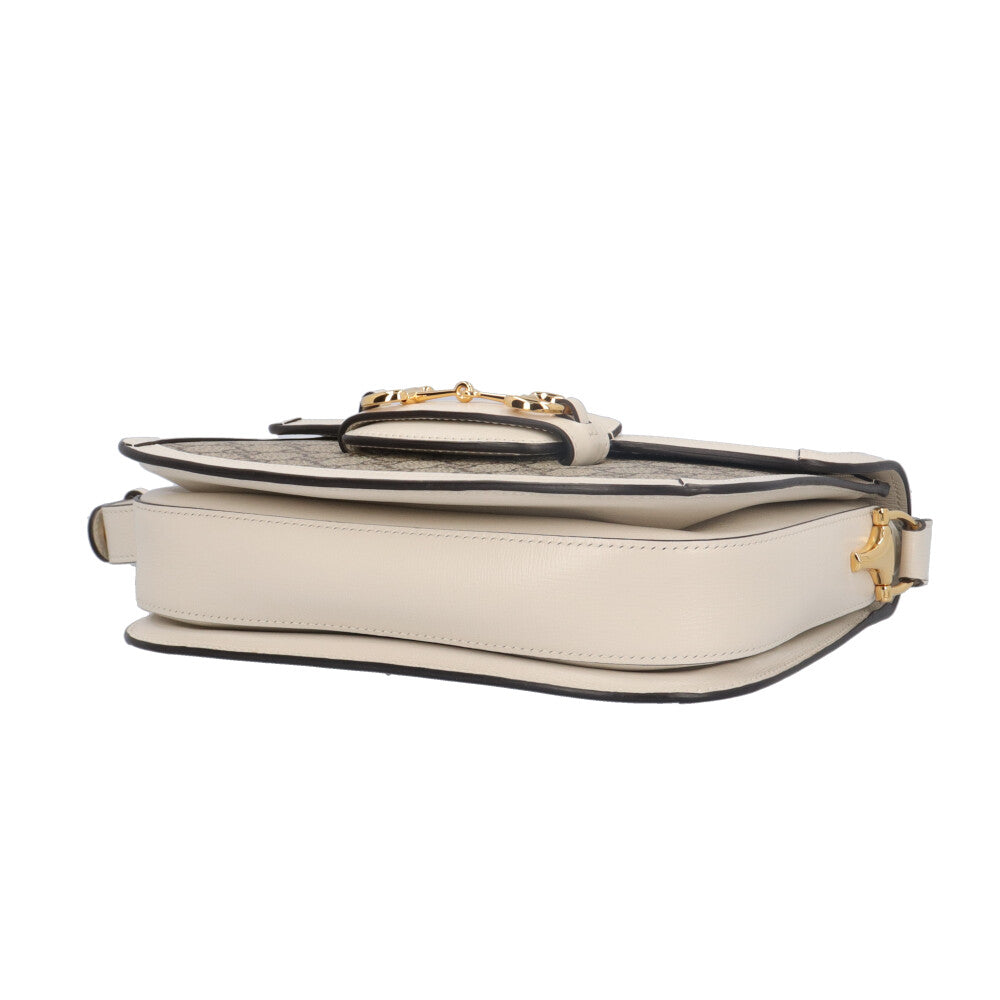 GUCCI グッチ ミディアム ホースビット1955 ショルダーバッグ GG