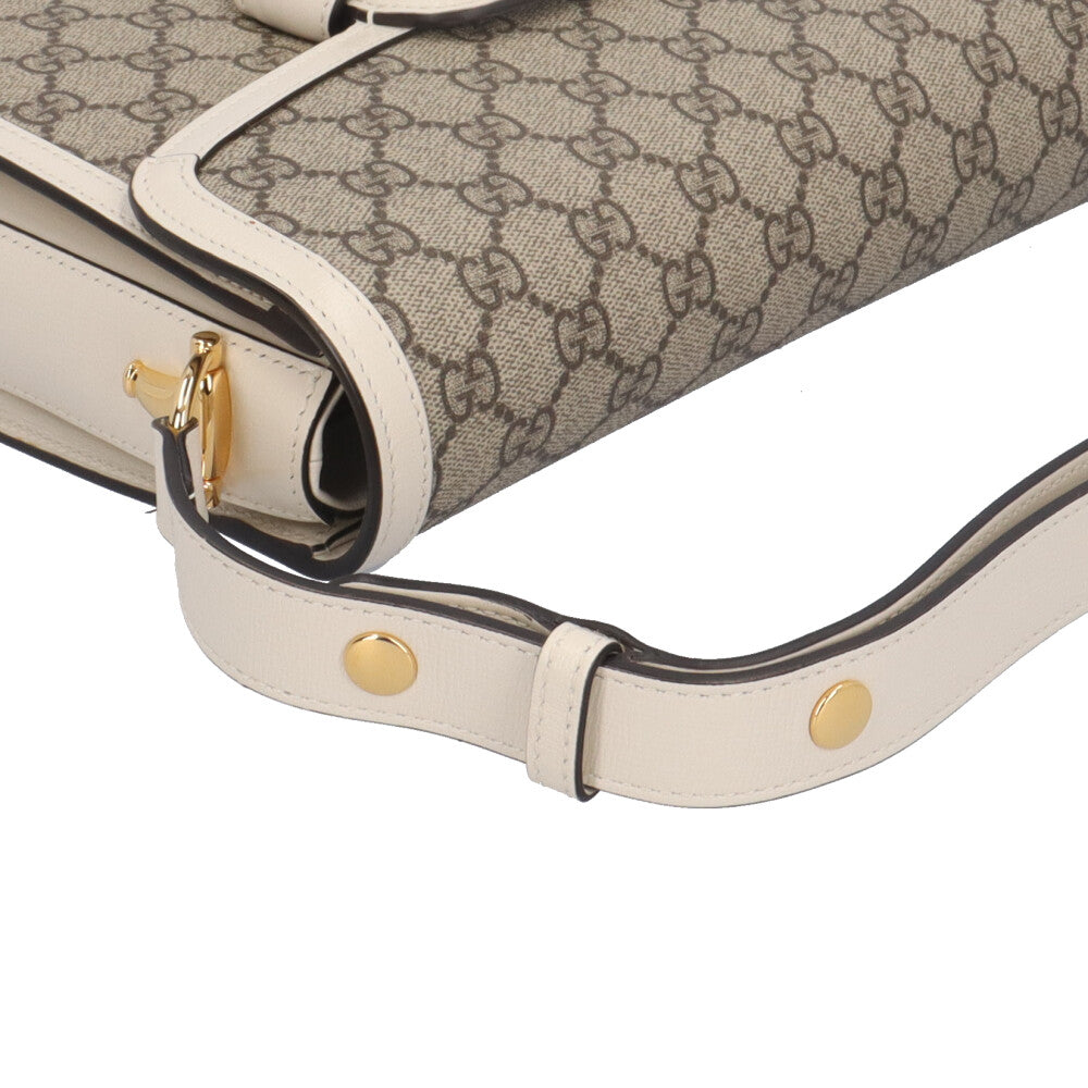 GUCCI グッチ ミディアム ホースビット1955 ショルダーバッグ GG