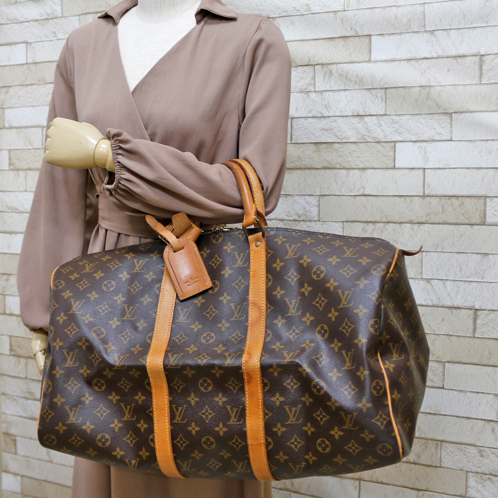 Louis Vuitton ボストンバッグ 50 Louis Vuitton LOUIS VUITTON Keepall 50 Monogram Boston Bag