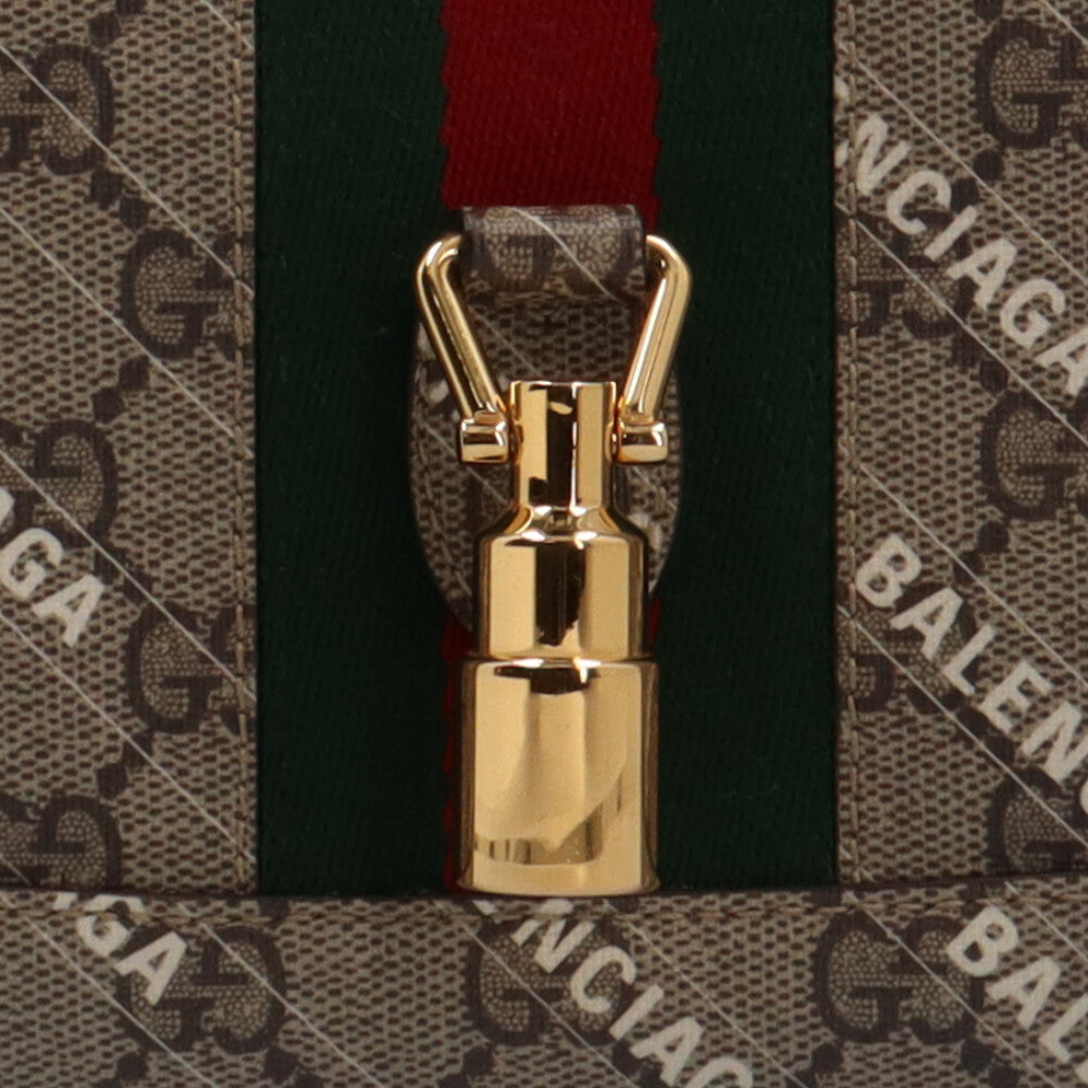 グッチ GUCCI バレンシアガ コラボ ザ ハッカー プロジェクト ショルダーバッグ GGスプリームキャンバス ベージュ レディース 中古 –  【公式】リサイクルキング オンラインショップ