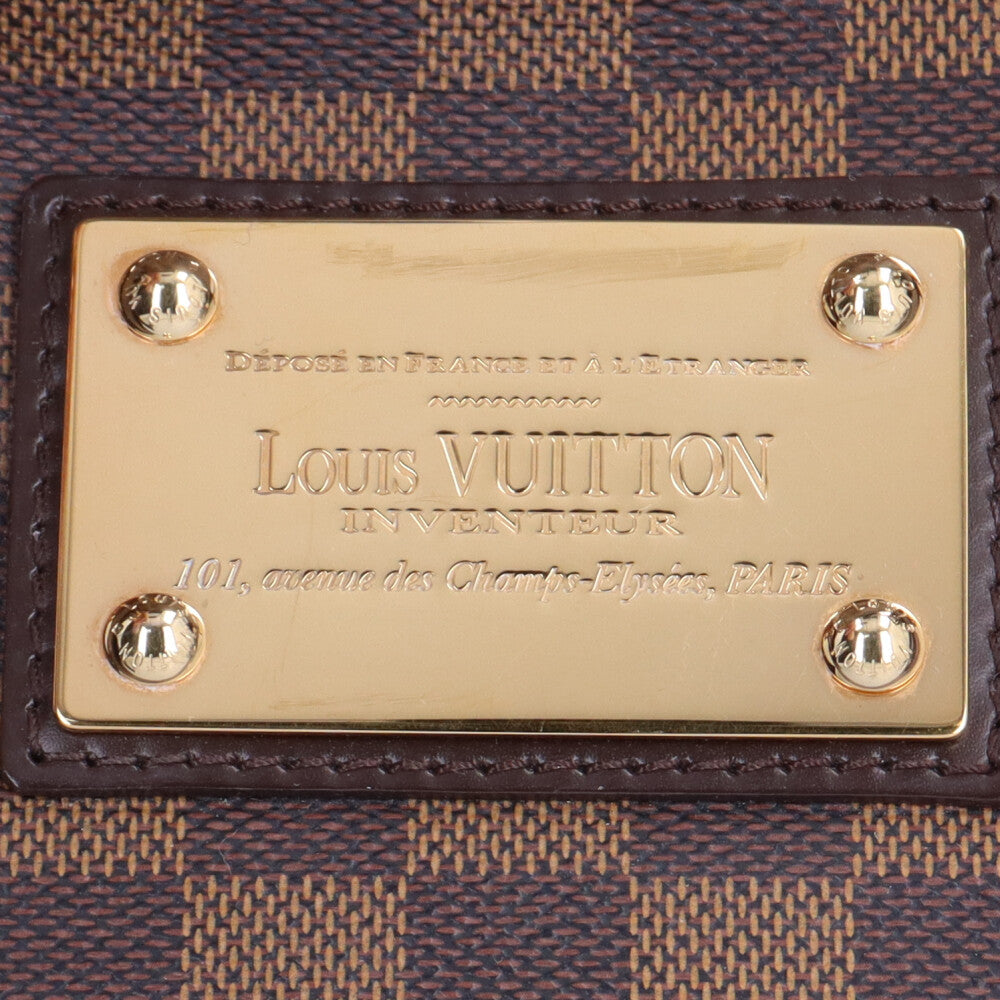 LOUIS VUITTON Hampstead MM Damier Shoulder Bag Damier Canvas Brown