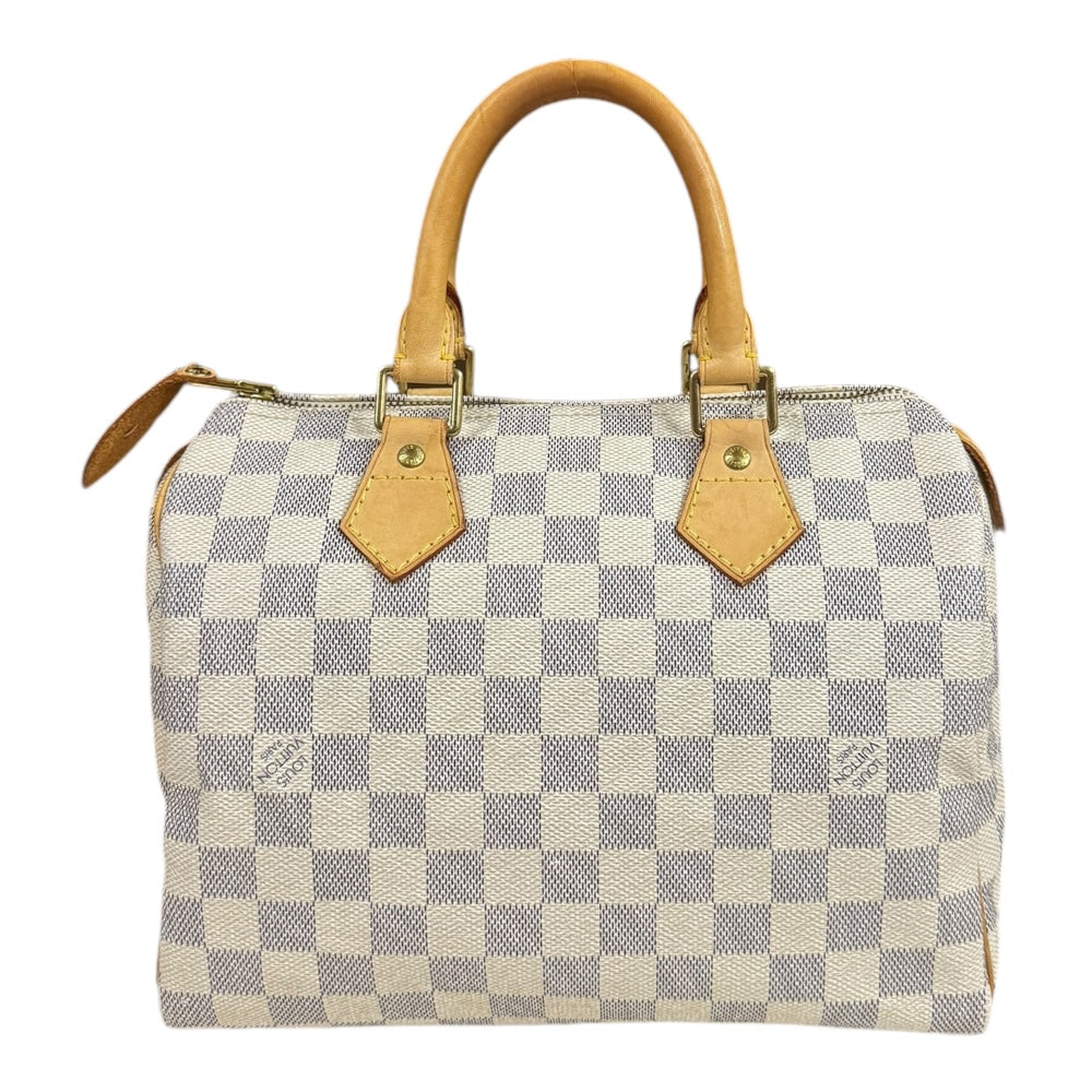 LOUIS VUITTON ルイヴィトン スピーディ25 ダミエアズール ハンドバッグ ダミエアズールキャンバス ホワイト レディース 中古 –  【公式】リサイクルキング オンラインショップ