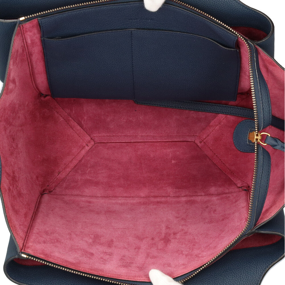 CELINE セリーヌ トライフォールド スモール トートバッグ レザー