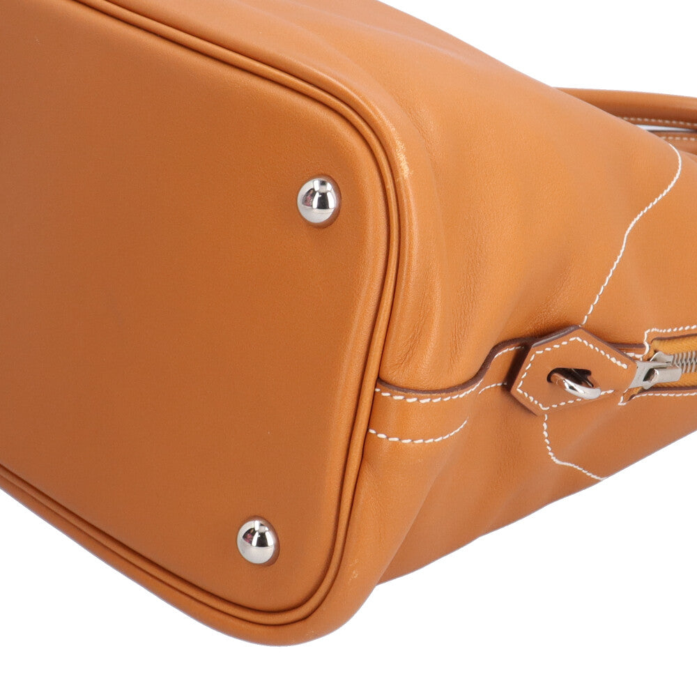 HERMES Hermes Boled Relax 35 Handbag Sikkim Gold Ladies Used