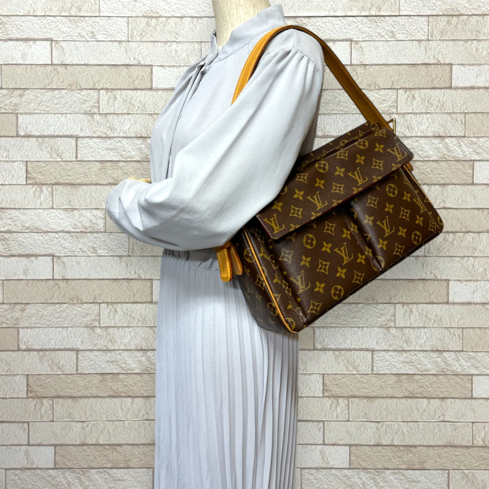 LOUIS VUITTON ルイヴィトン ヴィバシテGM モノグラム ショルダーバッグ モノグラムキャンバス ブラウン レディース 中古 –  【公式】リサイクルキング オンラインショップ