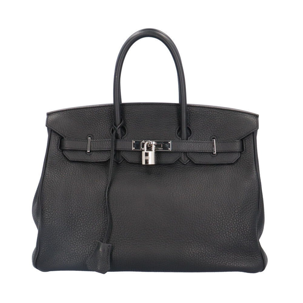 HERMES エルメス バーキン35 ハンドバッグ トゴ ブラック レディース
