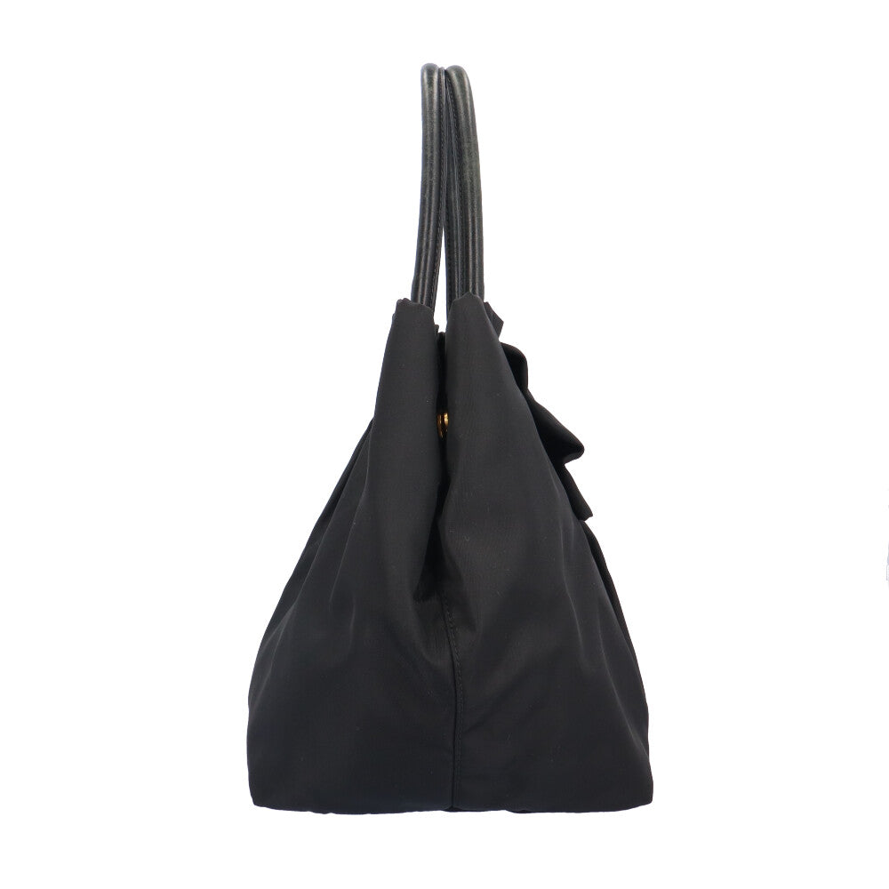 PRADA プラダ トートバッグ ナイロン ブラック レディース 中古