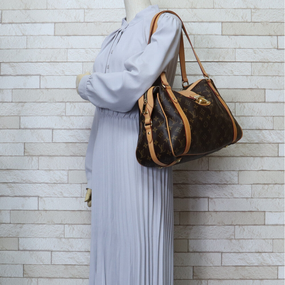 LOUIS VUITTON◆ストレーザPM_モノグラム・キャンバス_BRW/PVC/BRW/モノグラム