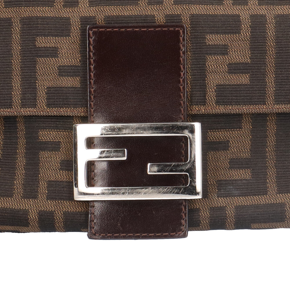 FENDI フェンディ マンマバケット ズッカ ショルダーバッグ キャンバス