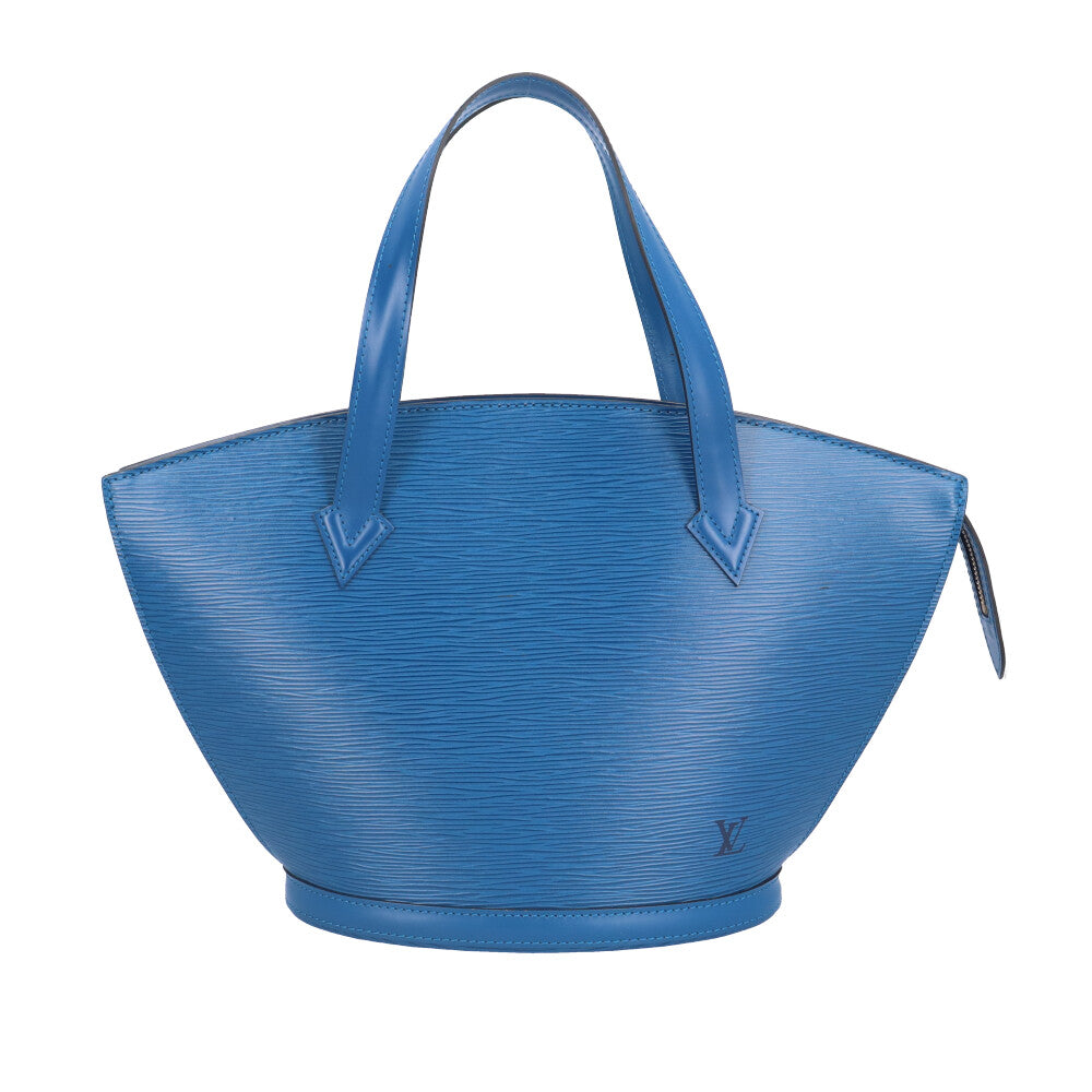 Louis Vuitton エピレザー ハンドバッグ ブルー LOUIS VUITTON ルイヴィトン サンジャック エピ ハンドバッグ