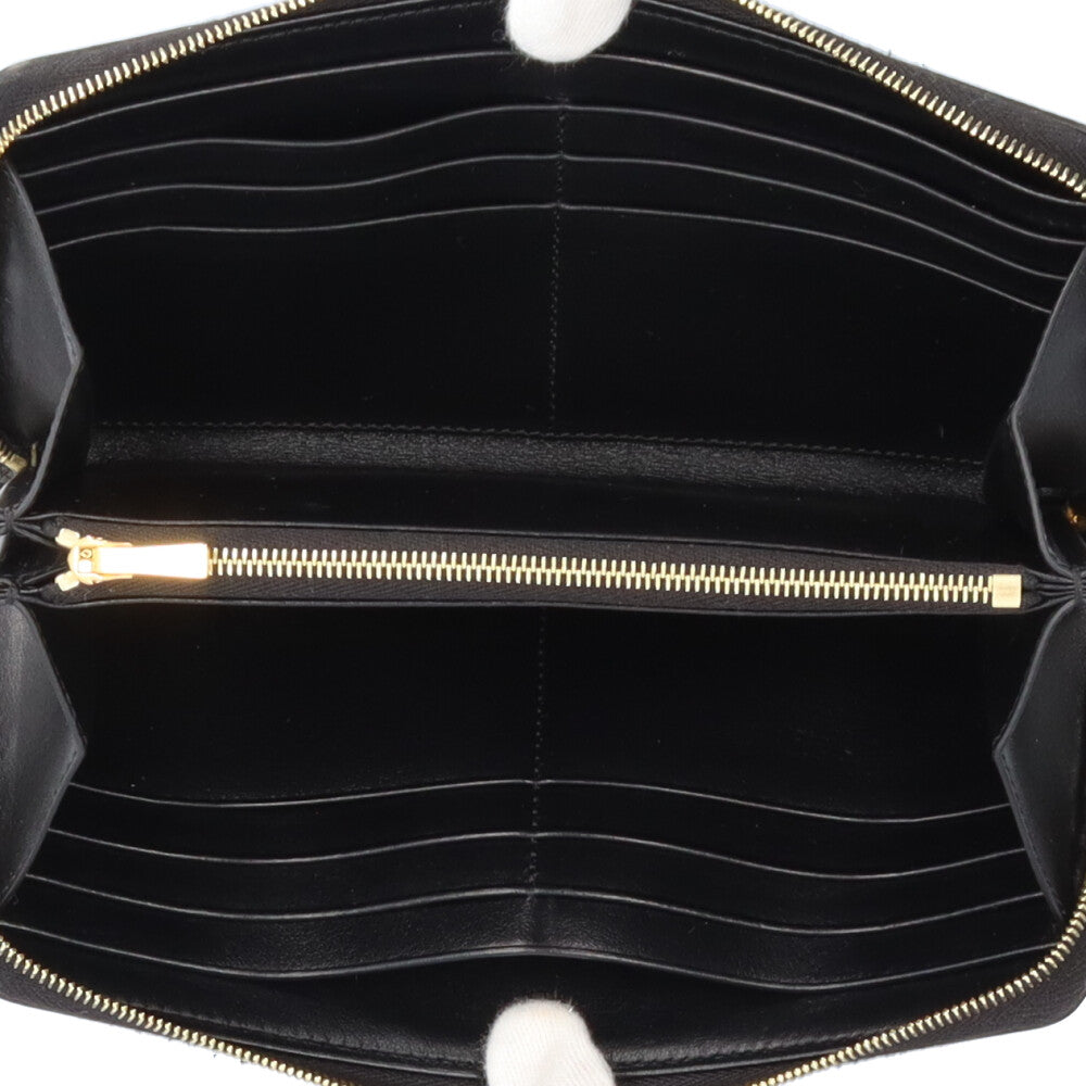CELINE セリーヌ ラージジップドウォレット 長財布 レザー ユニ