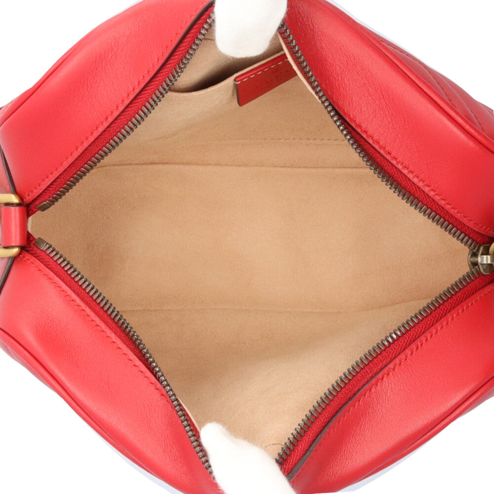 GUCCI グッチ スモール カメラバッグ GGマーモント ショルダーバッグ