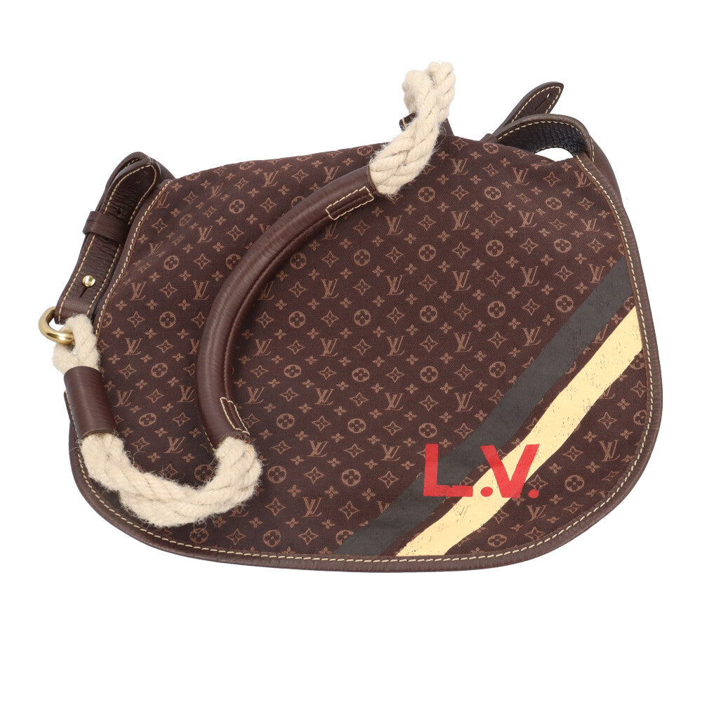 LOUIS VUITTON ルイヴィトン アマン モノグラム ミニ イニシャル