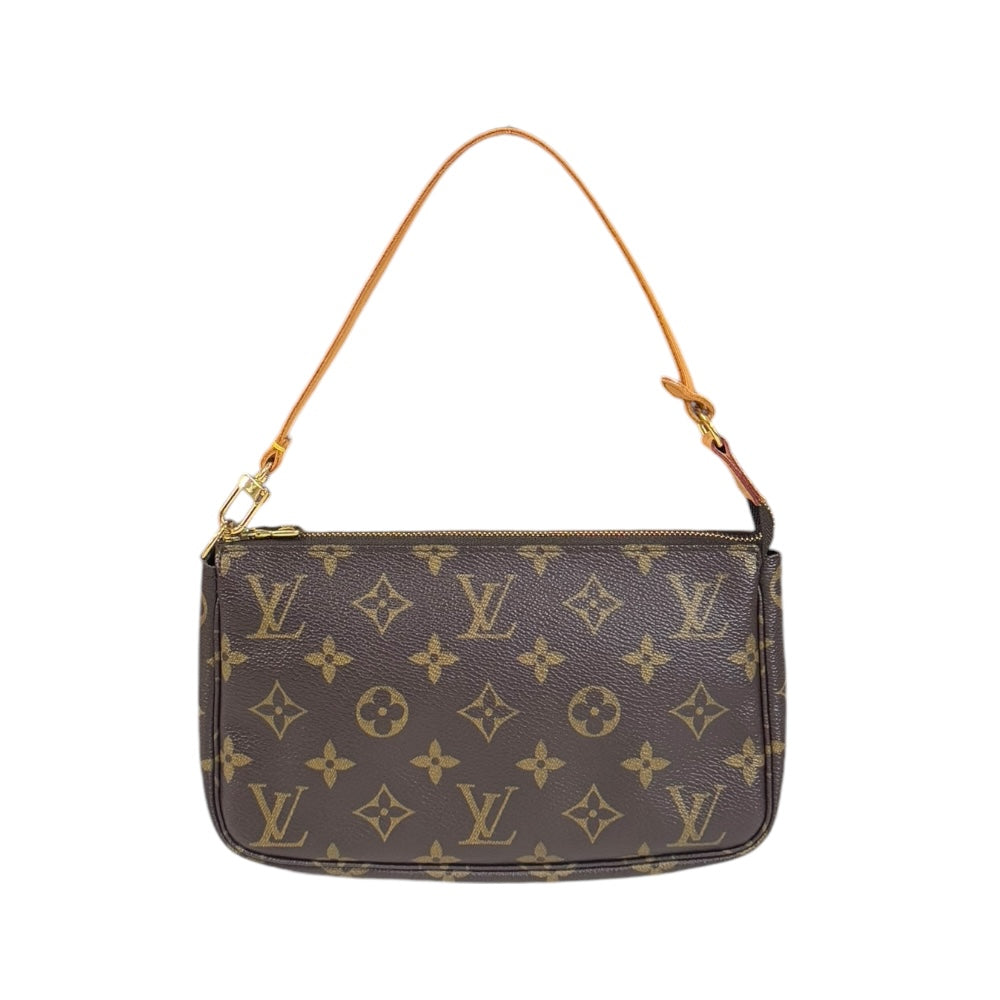 LOUIS VUITTON ルイヴィトン ポシェット アクセソワール モノグラム ハンドバッグ モノグラムキャンバス ブラウン レディース –  【公式】リサイクルキング オンラインショップ