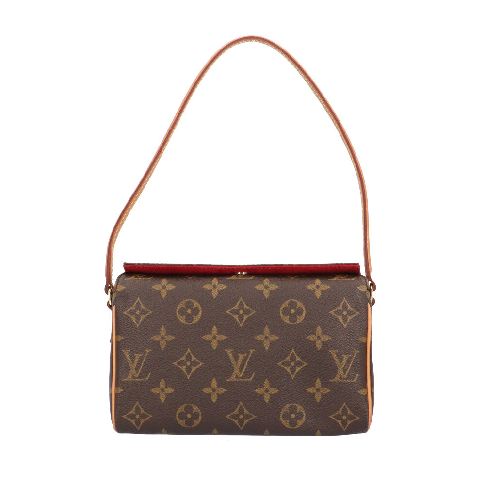 LOUIS VUITTON ルイヴィトン レシタル モノグラム ハンドバッグ モノグラムキャンバス ブラウン レディース 中古 –  【公式】リサイクルキング オンラインショップ