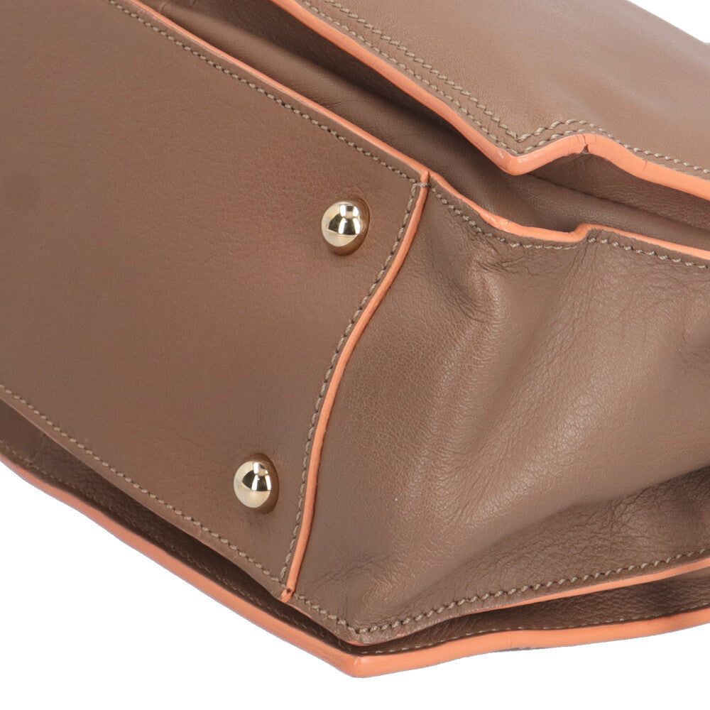 LOEWE ロエベ ミニバッグ アナグラム ショルダーバッグ レザー