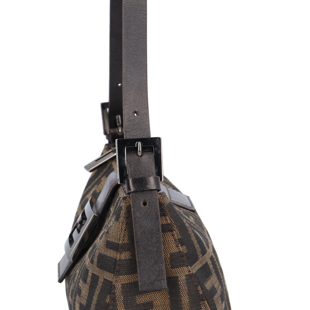 超極美品 フェンディ ズッカ マンマバゲット ショルダーバッグ レディース FENDI フェンディ マンマバゲット セミショルダー ズッカ ショルダー