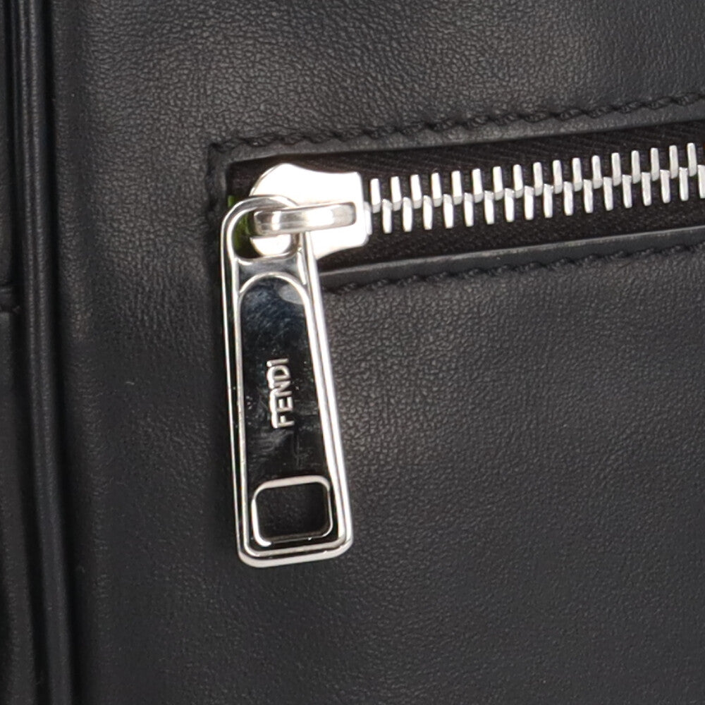 FENDI Bag Bugs Shoulder Bag Leather Black Men's Used – 【公式