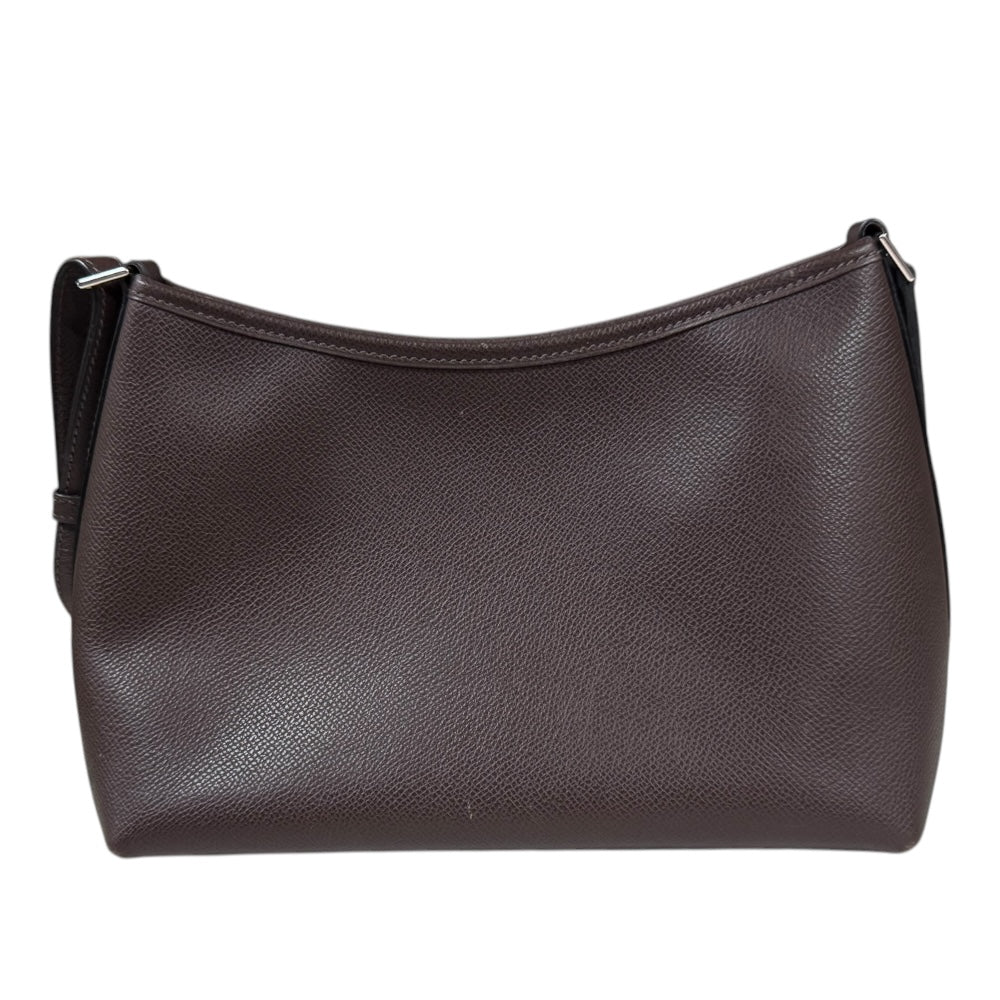 エルメス レザー ベルランゴ ショルダーバッグ ブラウン エルメス レザー ベルランゴ ショルダーバッグ ブラウン