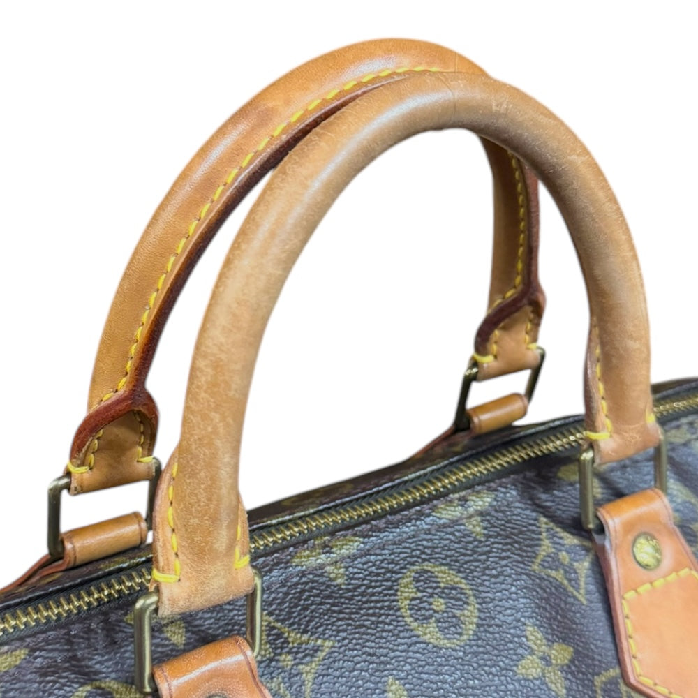 LOUIS VUITTON ルイヴィトン スピーディ30 モノグラム ハンドバッグ モノグラムキャンバス ブラウン レディース 中古 –  【公式】リサイクルキング オンラインショップ