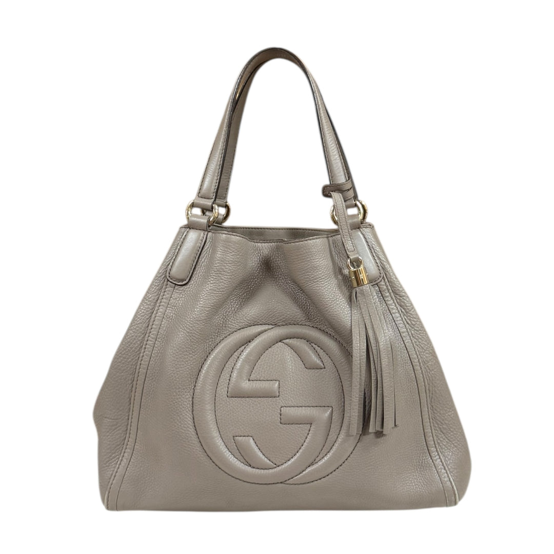 ✨GUCCI ソーホー レザー トートバッグ✨ GUCCI SOHO グッチソーホートートバッグバッグ